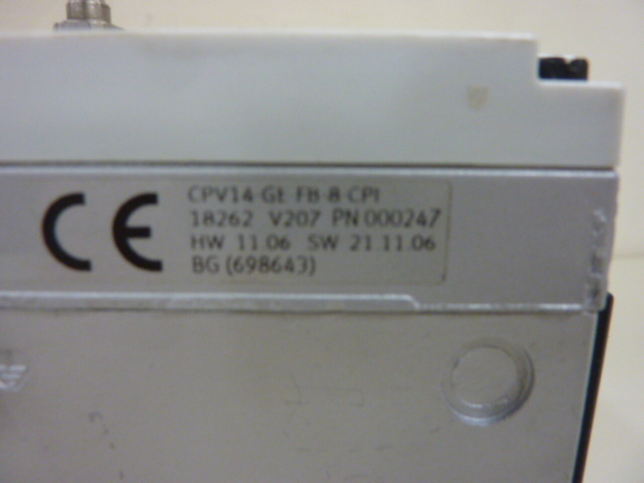 FESTO Drive CPV14-GE-FB-8-CPI Scratch & Dent #54701