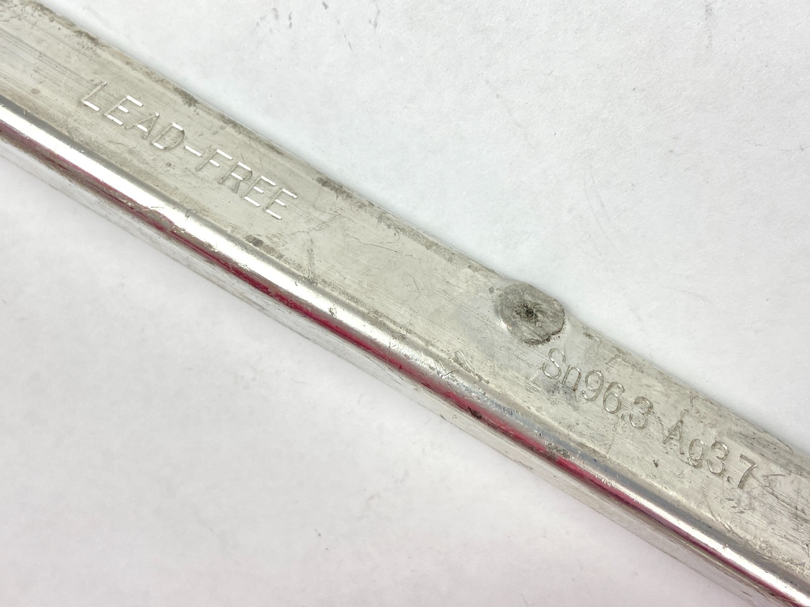 Kester Lead-Free Solder Bar Silver Alloy 96.3SN/3.7AG Vaculoy High Purity 760g