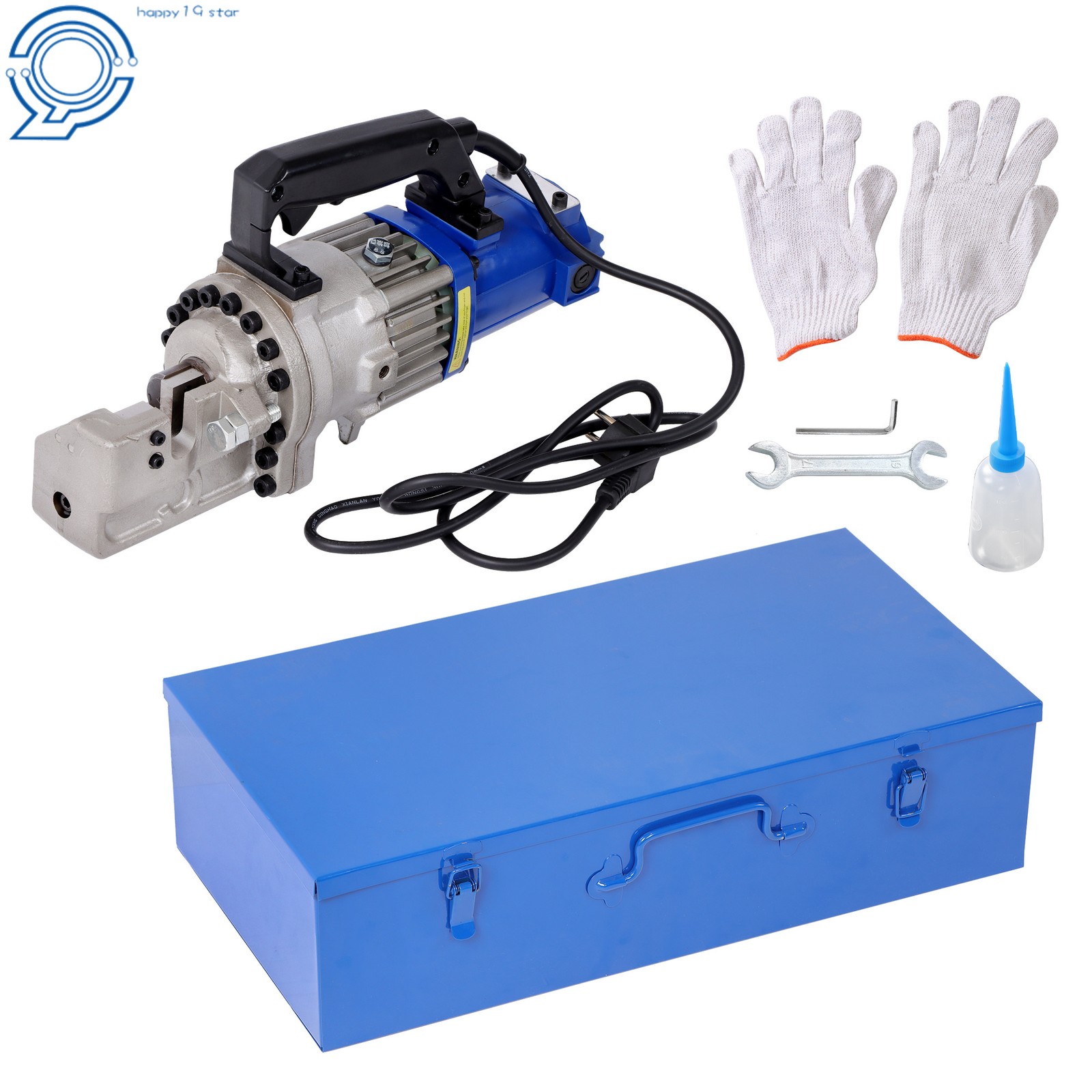 Hydraulic Rebar Cutter 1350W RC-22 3/20»-7/8» Adjustable Dust-Free Operation