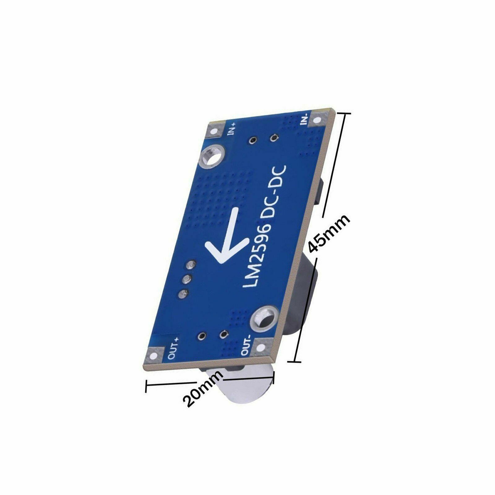 8X LM2596 DC-DC Adjustable Buck Power Supply Module Board 3A 12/24V to 12/5/3.3v