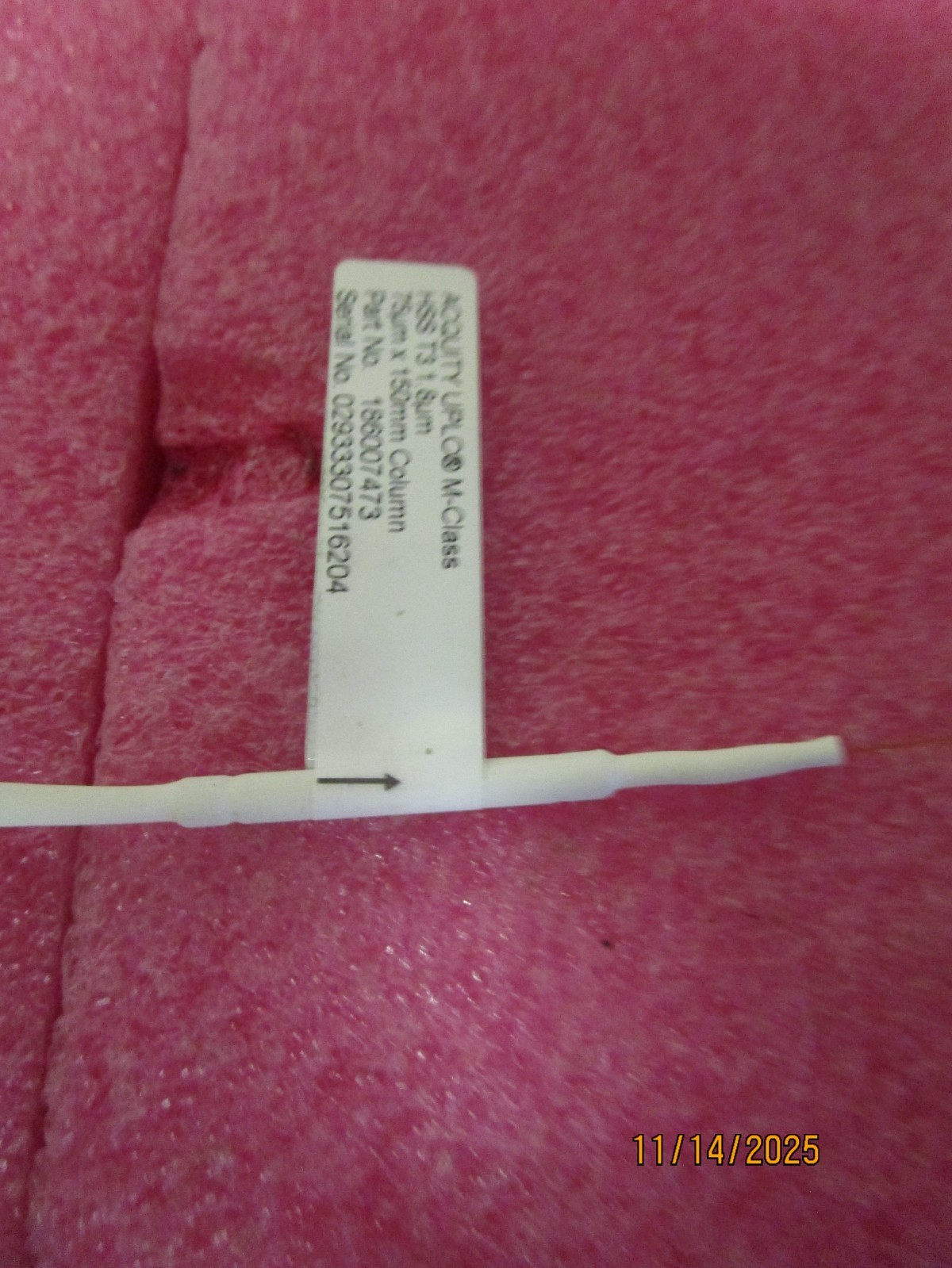 Waters ACQUITY UPLC M-Class HSS T3 1.8um 75um x 150mm Column 186007473