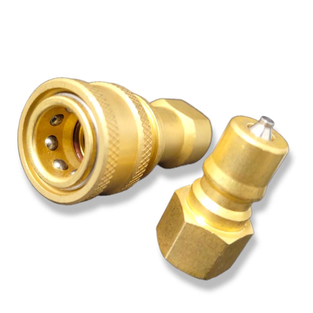 6 Set 1/4″ Quick Disconnect Coupler Valve for Carpet Cleaning Wand Truck Mount