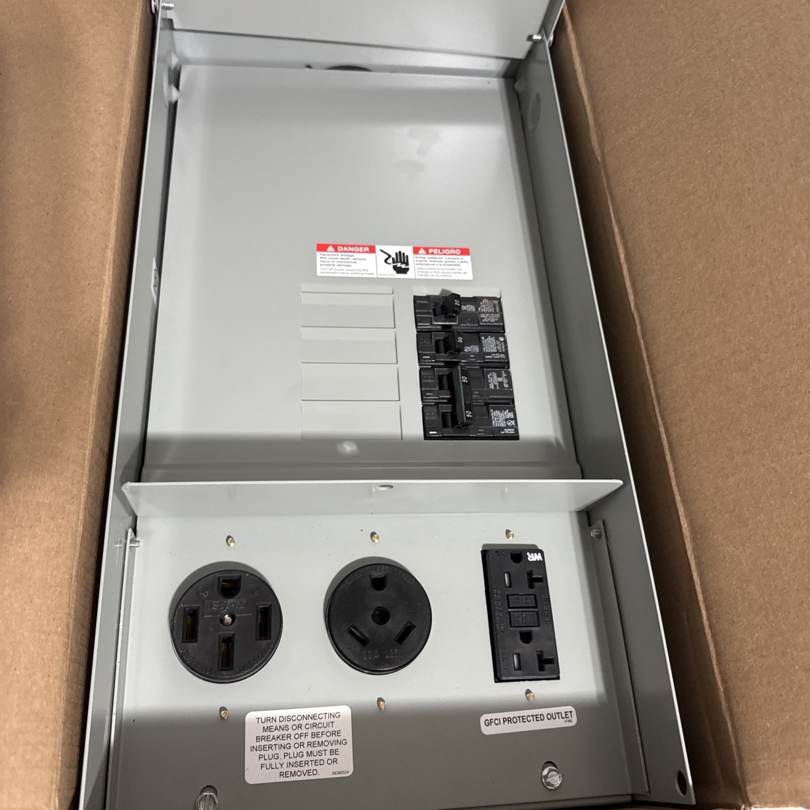Siemens TL137US POWER OUTLET PANEL 125AMP MAIN LUG