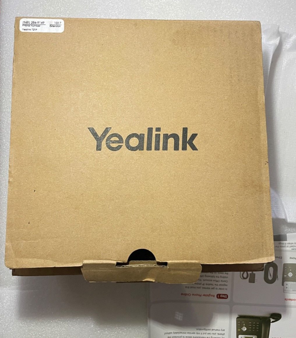 Yeahlink Model SIP-T21P E2 Enterprise IP Desk Phone Office Business Multi-lines