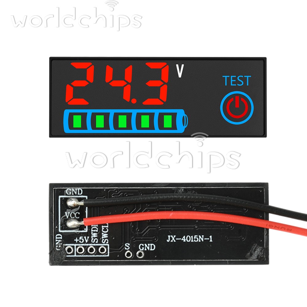 DC 7-55V LED Indicator Voltage Acid/Li-ion Universal Battery Charge Indicator