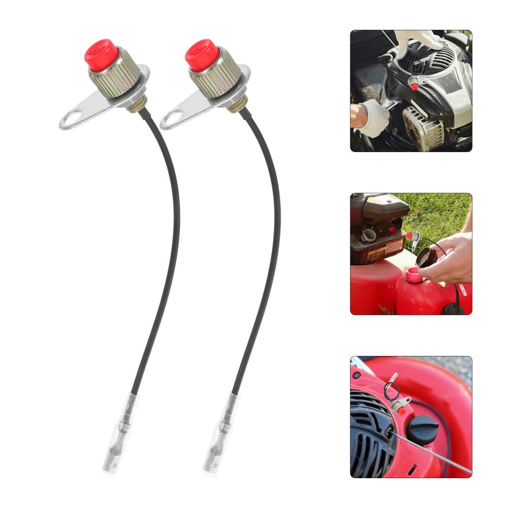 4Pcs Durable on Off Stop Switch for Lawn Mower Copper ABS Protective Control