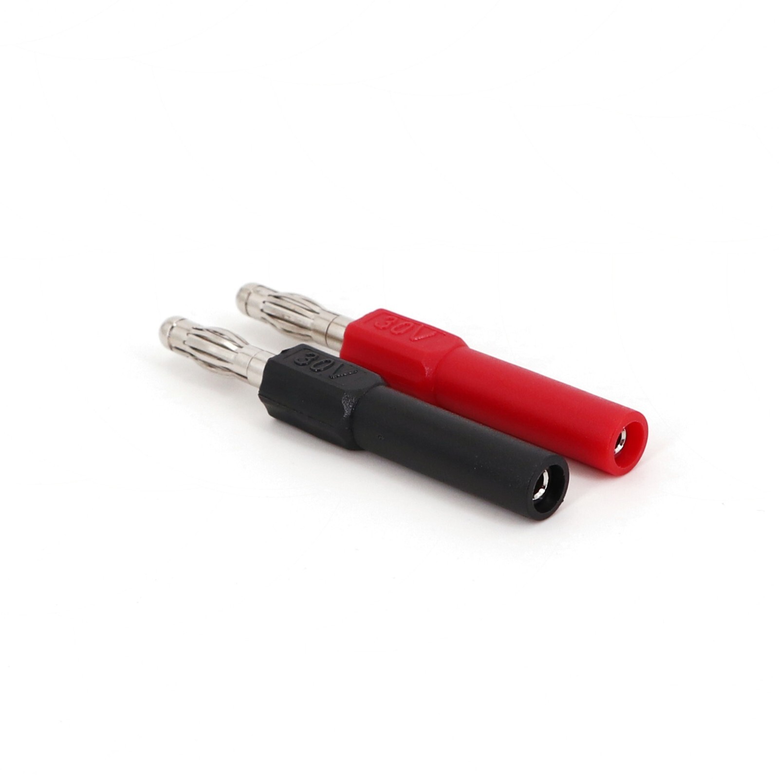 10Pcs 4mm Non-insulated Male Banana Plug to 2mm Female Jack Connector Adapter