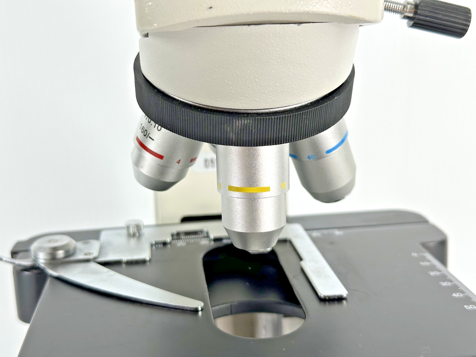 Unbranded Compound Laboratory Microscope Body 4x 10x 40x 100x Objectives Parts