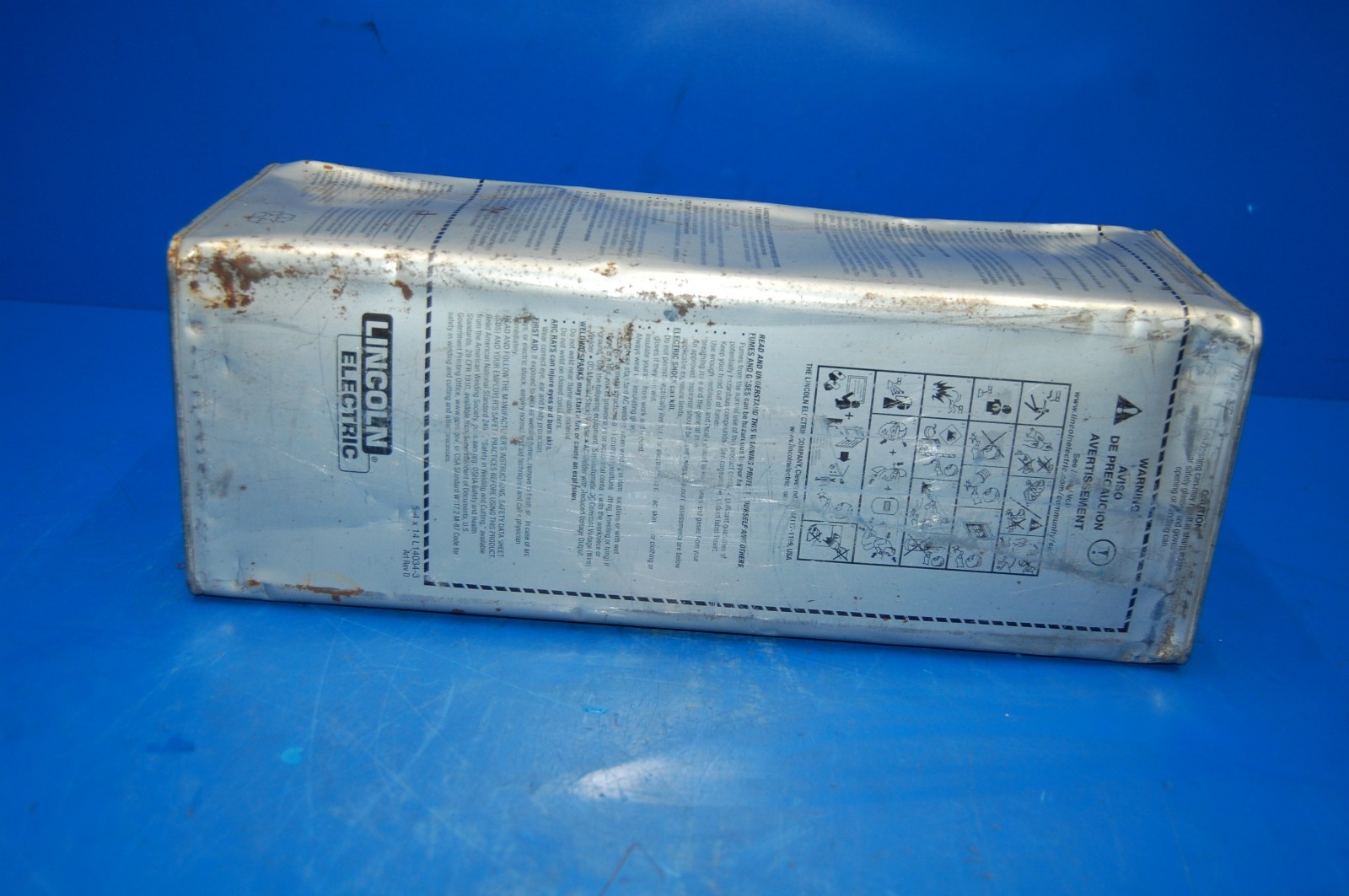 LINCOLN ELECTRIC FLEETWELD E6010 5/32″X14″ ED010285 50LB WELDING RODS ELECTRODES