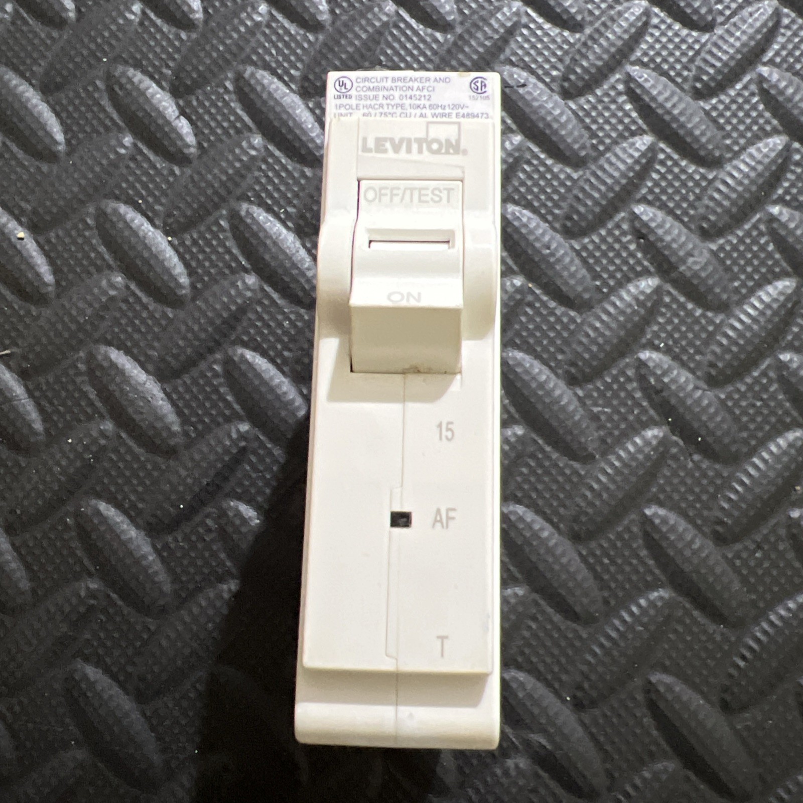 Leviton LB115-AFT 15 Amps 120 Volts Single-Pole AFCI Circuit Breaker