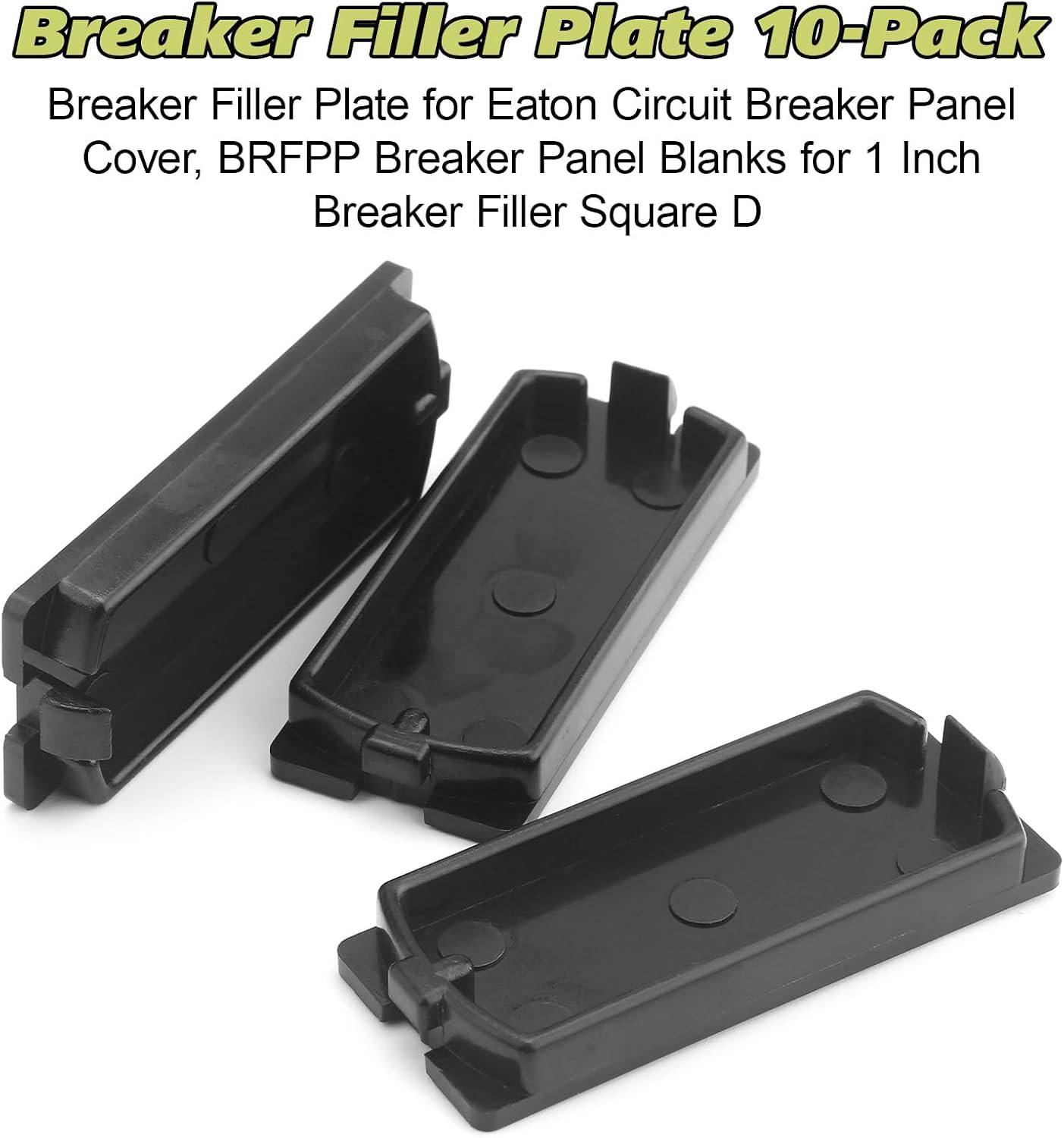 Breaker Filler Plate for Eaton Circuit Breaker | BRFPP Breaker Panel Blanks for