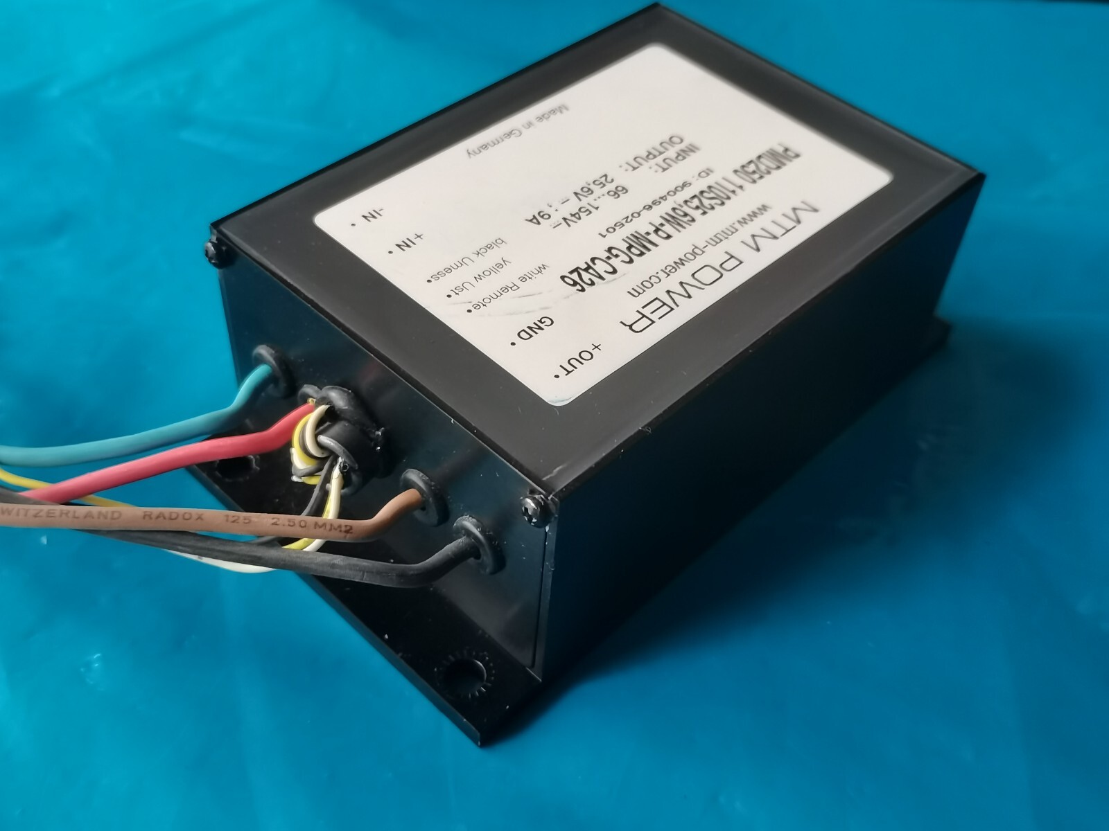 MTM POWER PMD250 110S25.6W-P-MPG-CA26 ID:900496-02501 OUTPUT:25.6V 9A MODULE