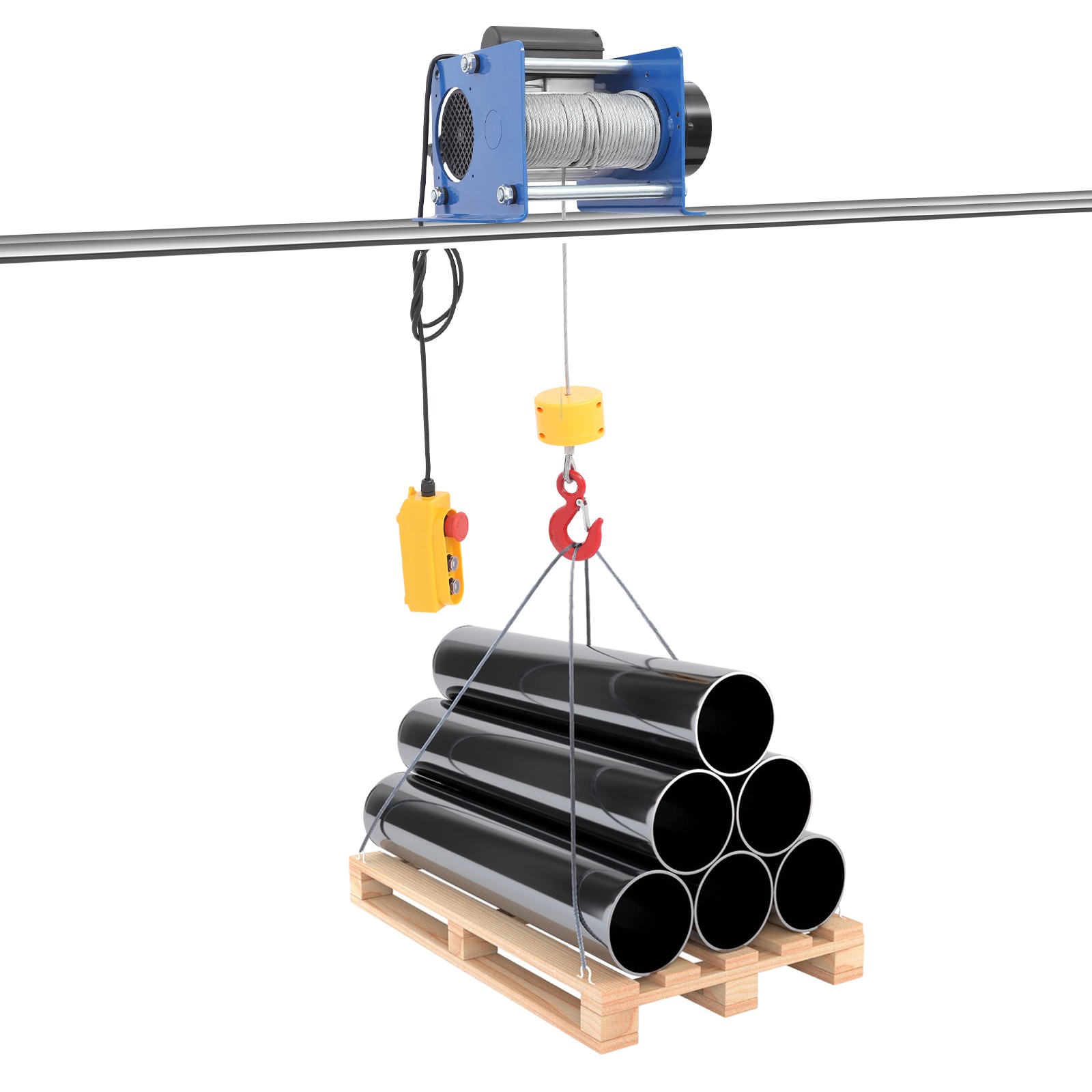 Electric Hoist With Wired Control Electric Hoist With Long Steel Wire Rope