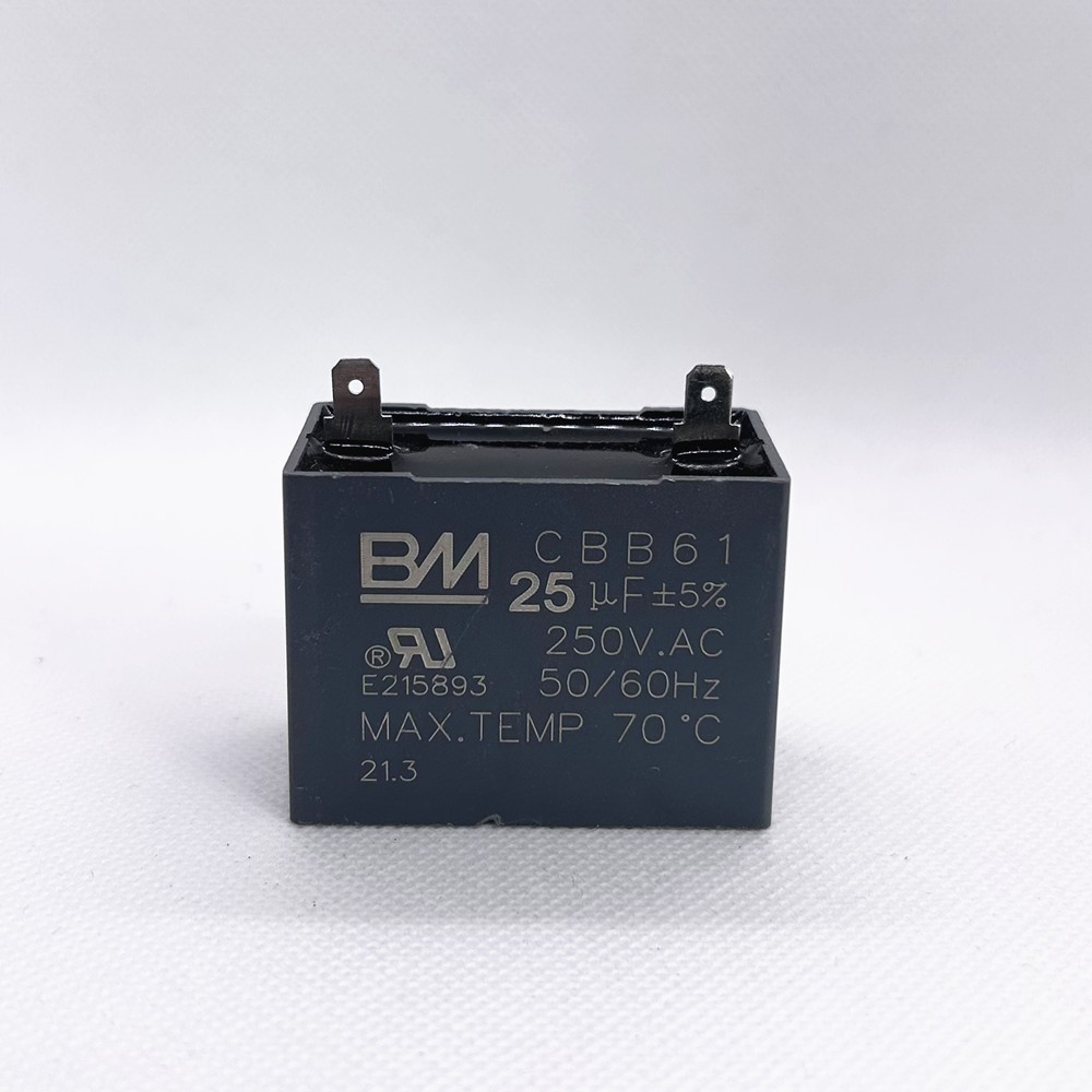 CBB61 250V 4/5/6/8/10/12/15/20/24/25 UF Fan Motor RUN Capacitor 2 PINS