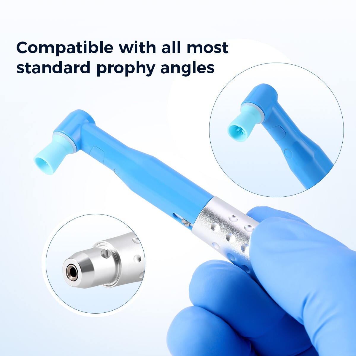 Dental Hygiene Prophy Handpiece Air Motor 4 Holes & 4:1 Nose cone