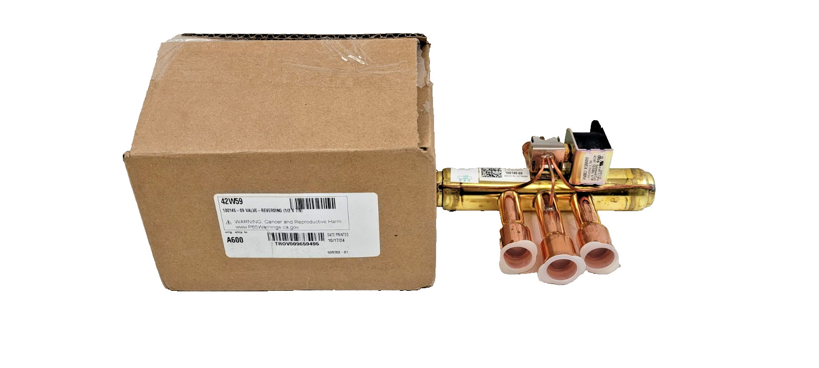 LENNOX/DUCANE/ARMSTRONG REVERSING VALVE 1/2″ X 7/8″ 42W59 100145-09