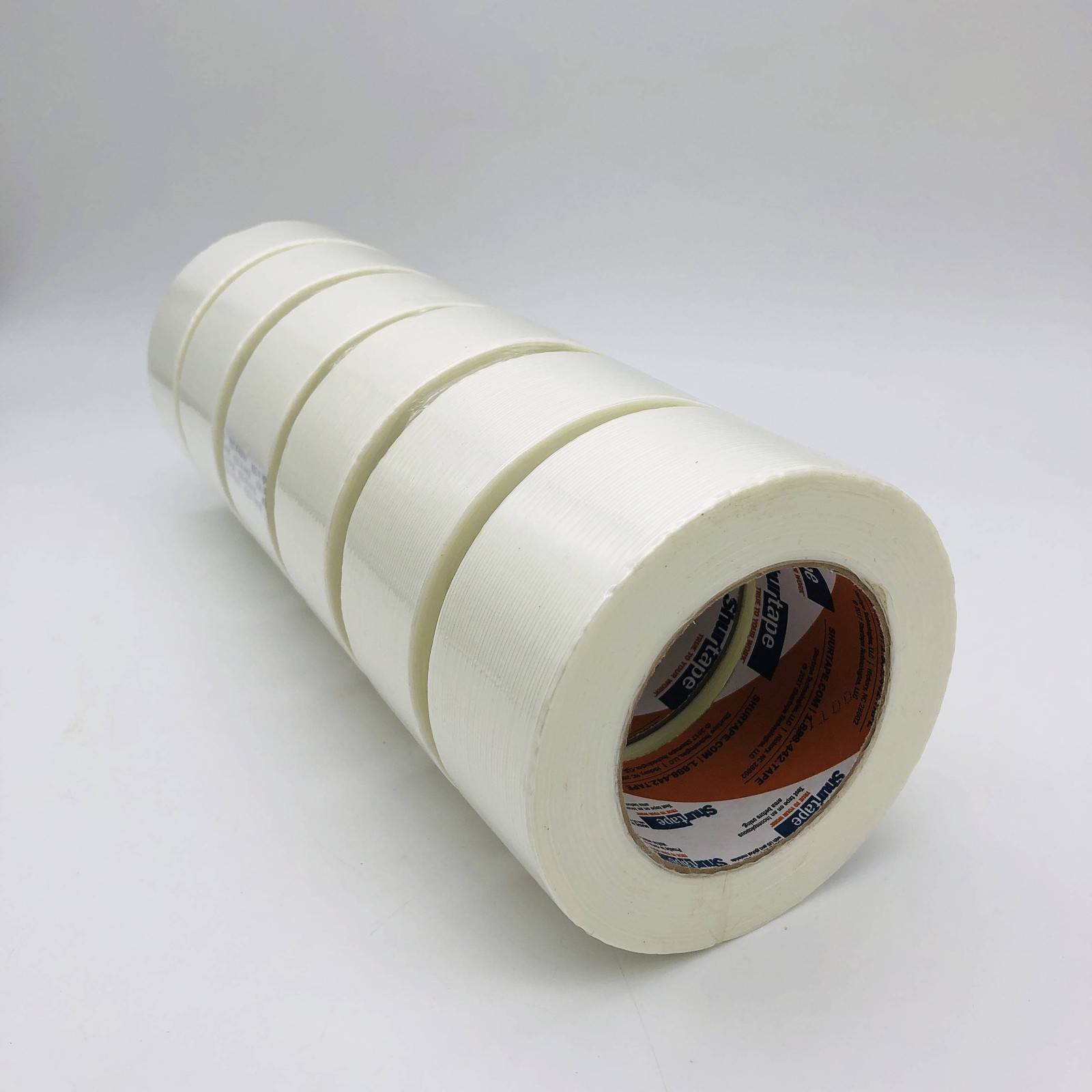 6x Shurtape GS 490 Fiberglass Strapping Tape White 48MM x 55M Reinforced 101230