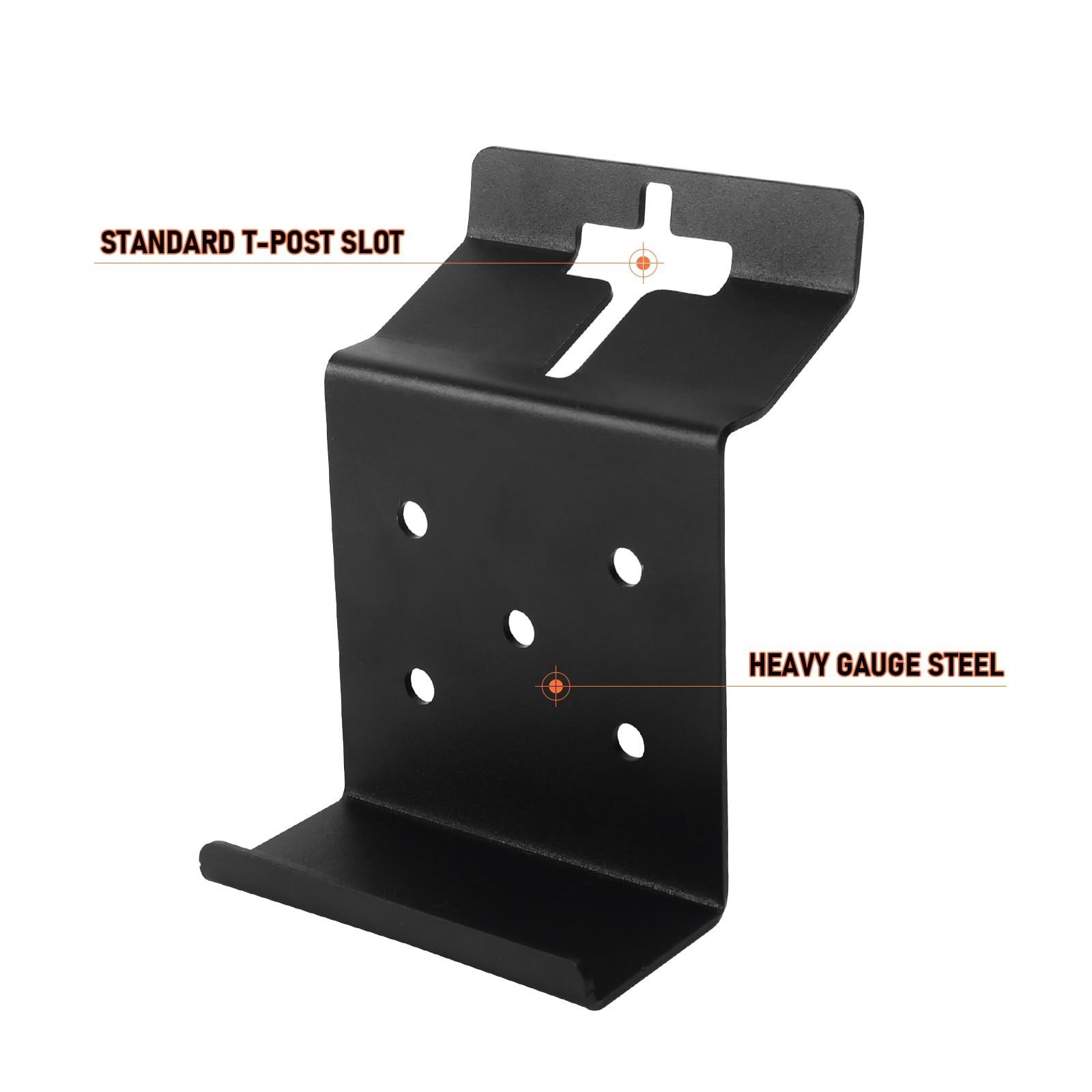 T-Post Bracket Hanger, T Post Bracket Target Mount，AR500 Steel Target Bra