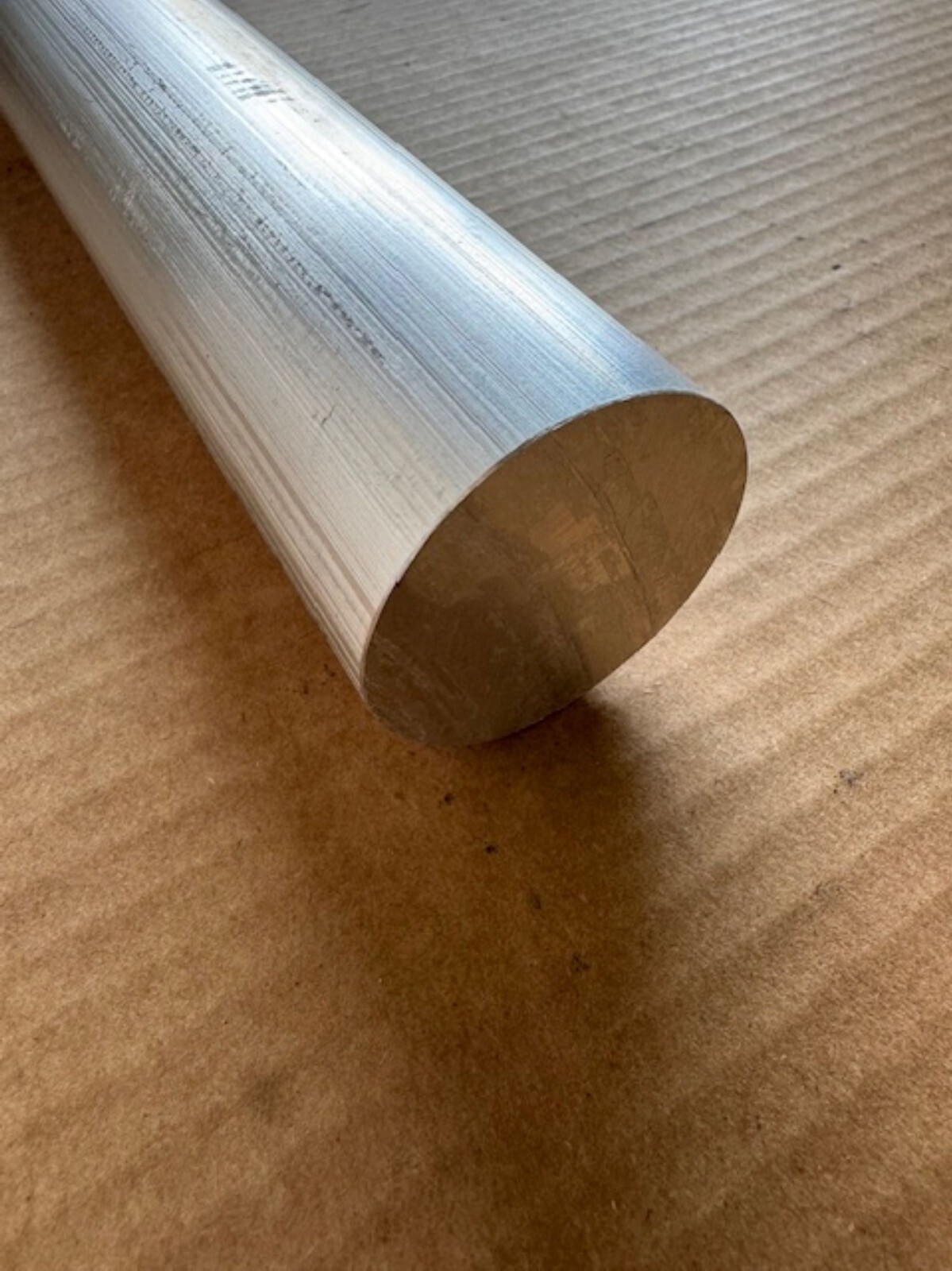 2″ Diameter Aluminum 6061 Round Rod x 5″ Long, Solid Extruded Bar