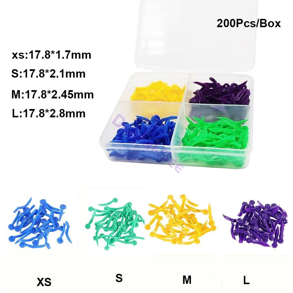 Dental Plastic Wave Shape Dental Wedges Teeth Wedge Tooth Gap Disposable