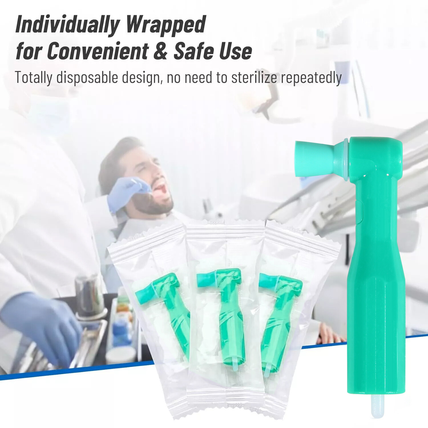 Prophy Angles Soft Cups 100 500/pk Top Quality Dental Disposable Prophy Angle US