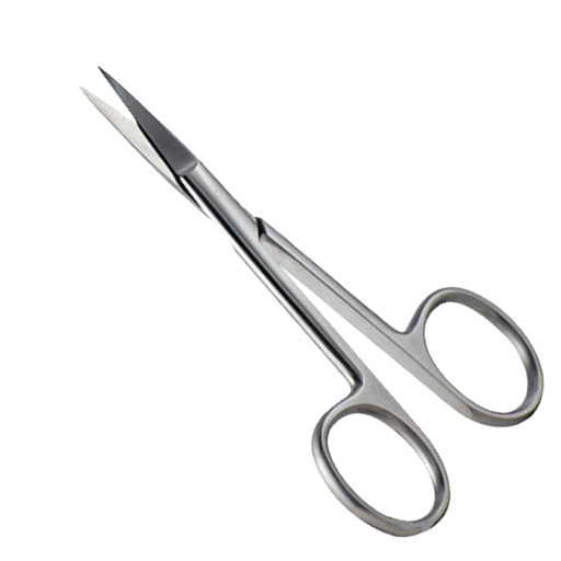 Iris Scissors, 3.5″, Curved, Delicate, 20 mm Blades, Premium German Stainless