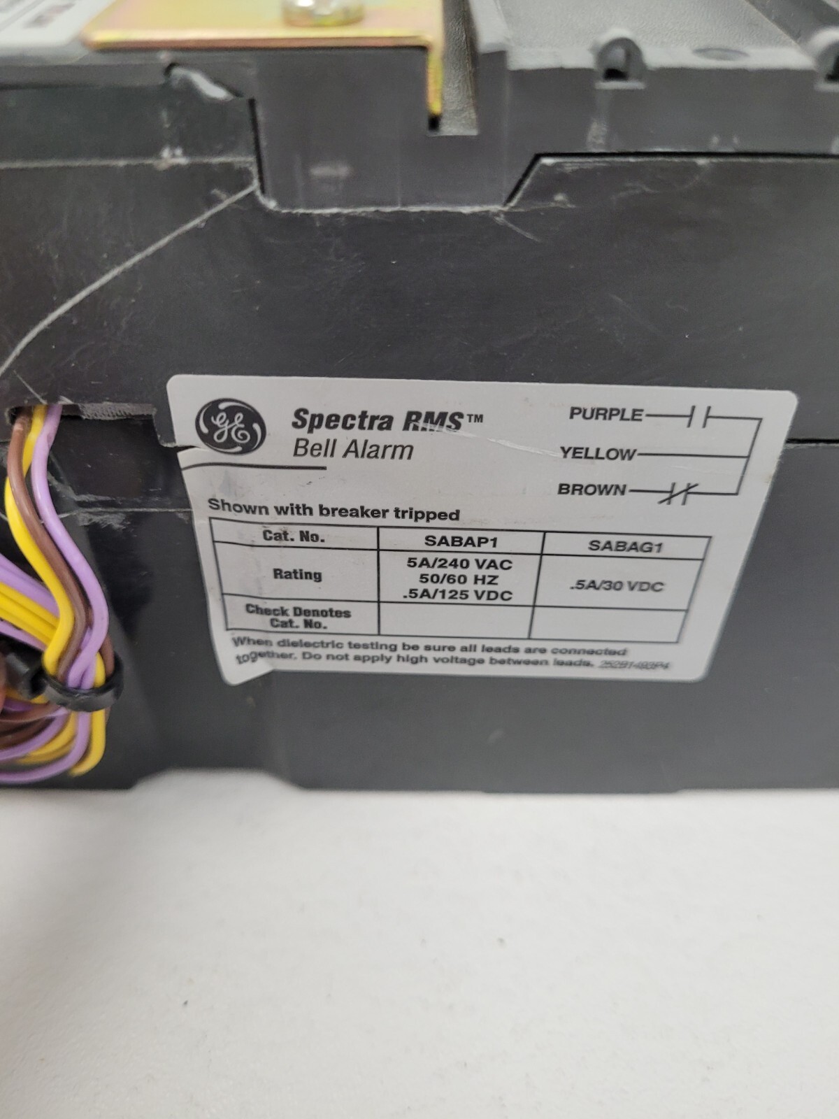 SGLL36AT0400 GE Spectra 400A Breaker Frame w/ 250A SRPG400A250 – Next Day Option