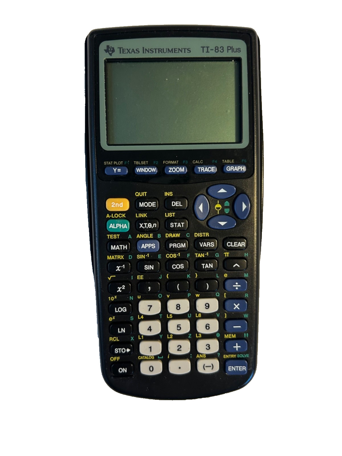 Texas Instruments TI-83 Plus Graphing Calculator – Black Tested and Working
