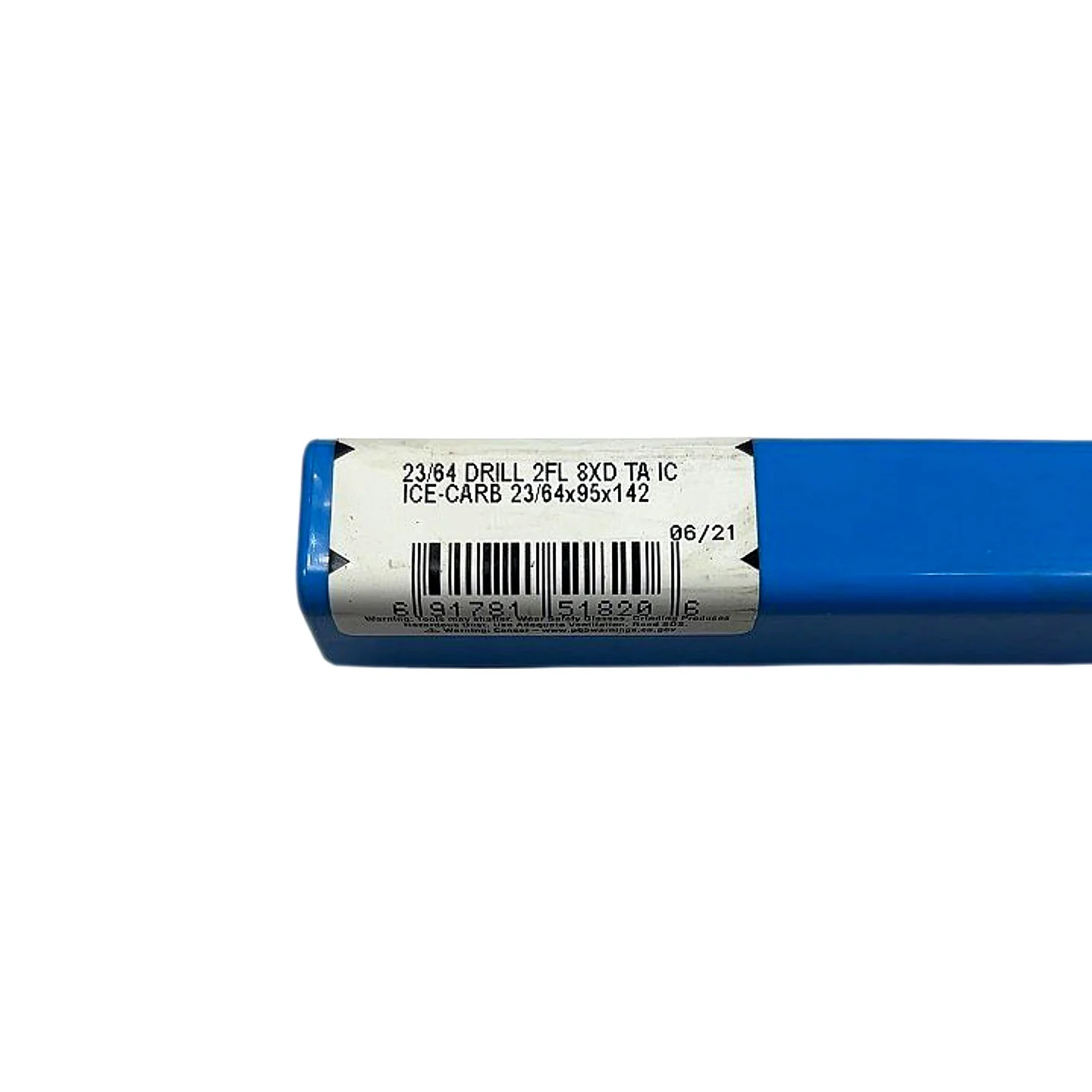 Kyocera SGS 51820 23/64in 8XD ICE-CARB Solid Carbide Drill