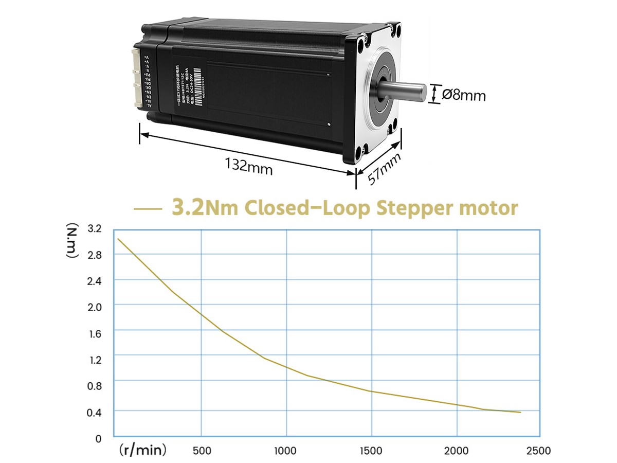30~60kg Ballscrew Slide Table Linear Actuator Easy Servo Motor+Power Supply Kits