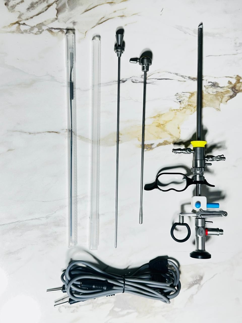 Bipolar Resectoscope Set Large, 22/24 Fr./Charr. with continuous flow And Loop