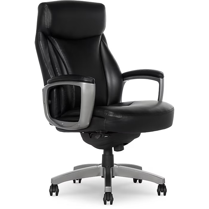 La-Z-Boy Arcadian Ergonomic Bonded Leather Swivel Executive Chair, (60009)