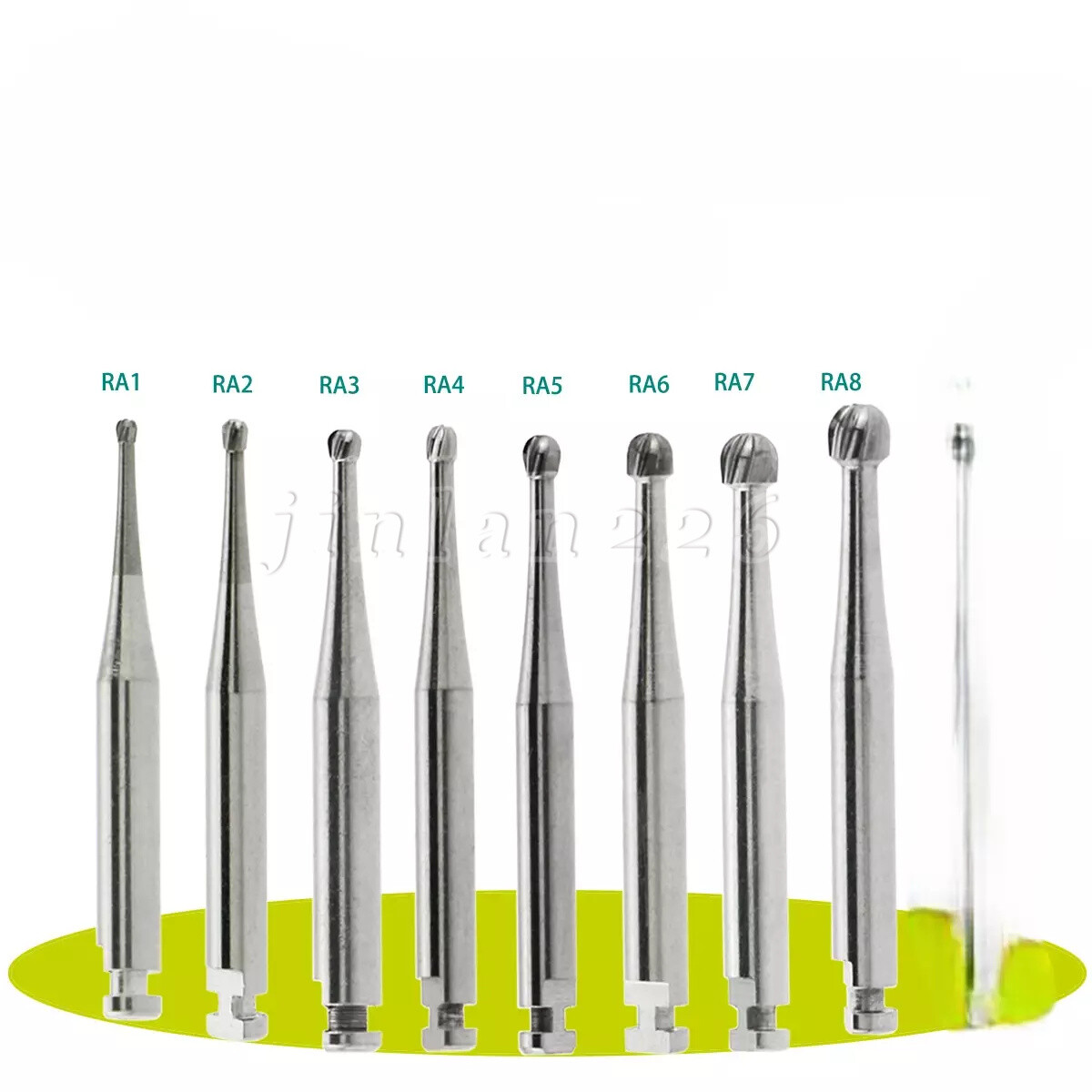 Dental Round Carbide Bur for Slow Speed Latch Type Handpiece RA 1# – 8# Burs VIP
