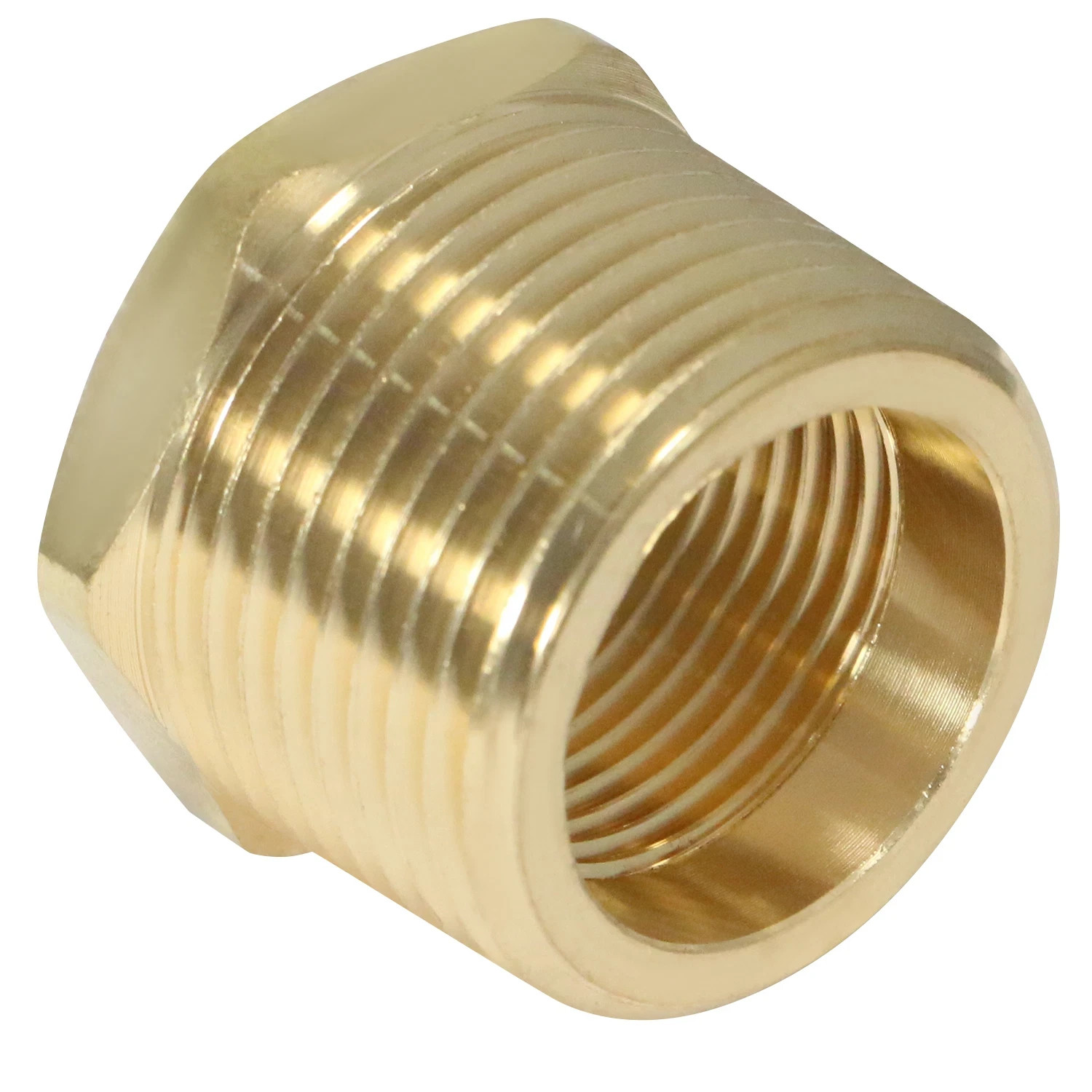 1 Pack 11/4″ Male X3/4″ Female NPT Pipe Thread Hex Reducer Bushing
