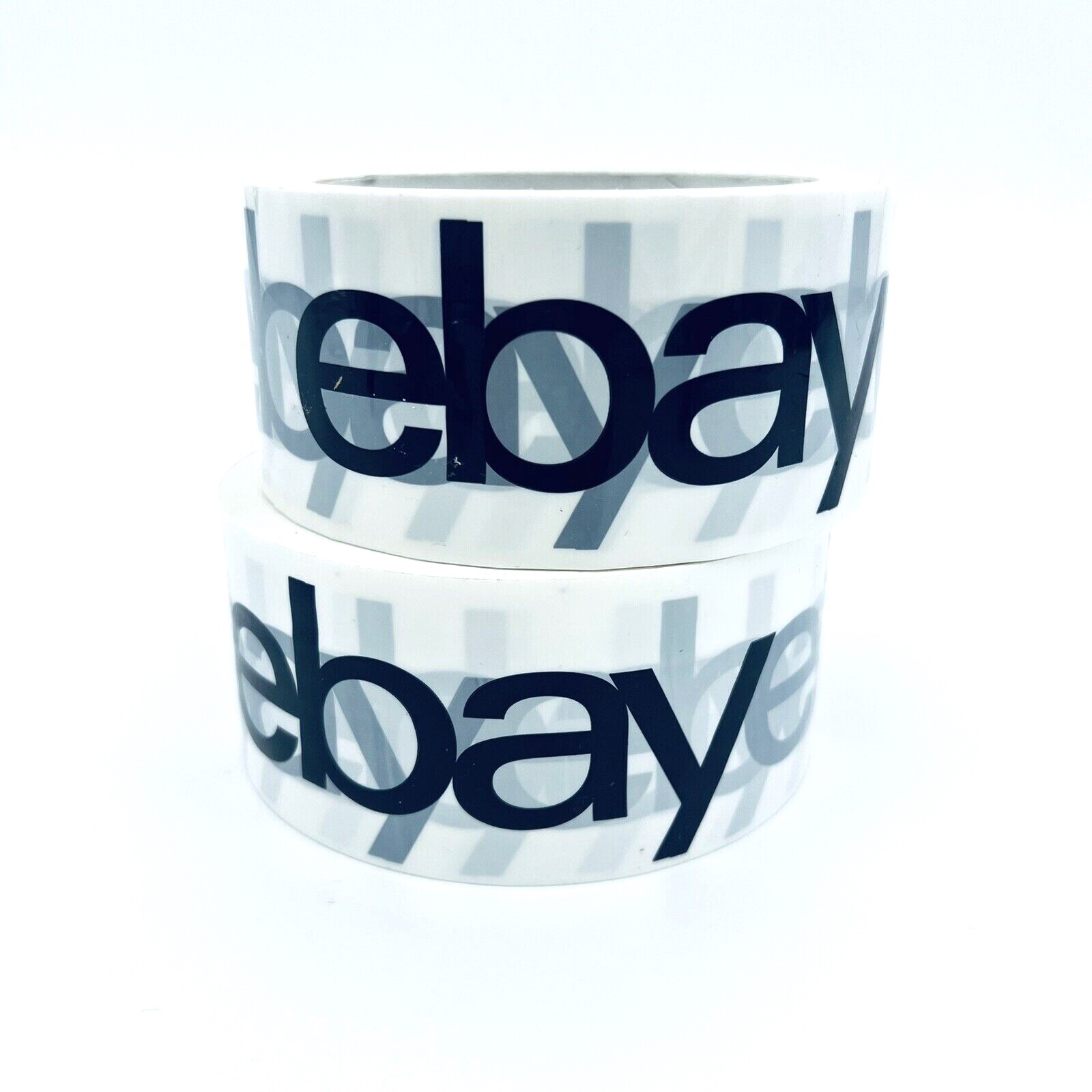 2 Rolls eBay Branded Shipping Tape With Black Logo – 2″ x 75 Yards New