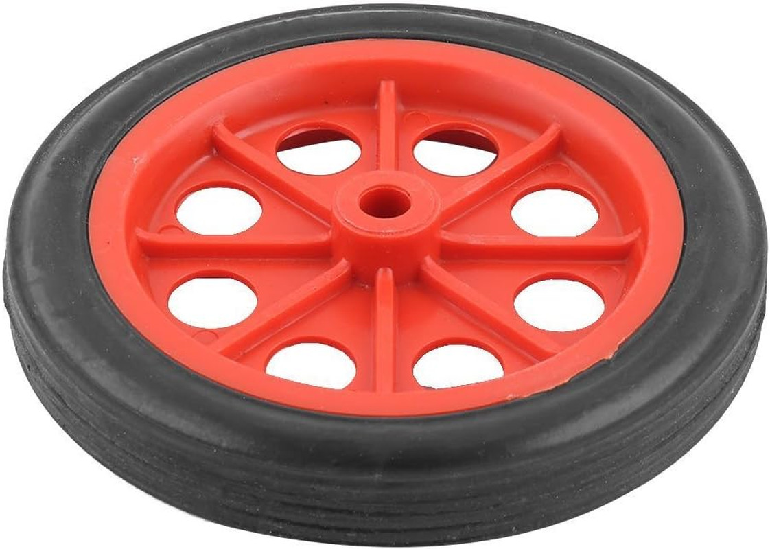 2 Pcs Replaceable Shopping Basket Cart 4.4 Wheels Red Black