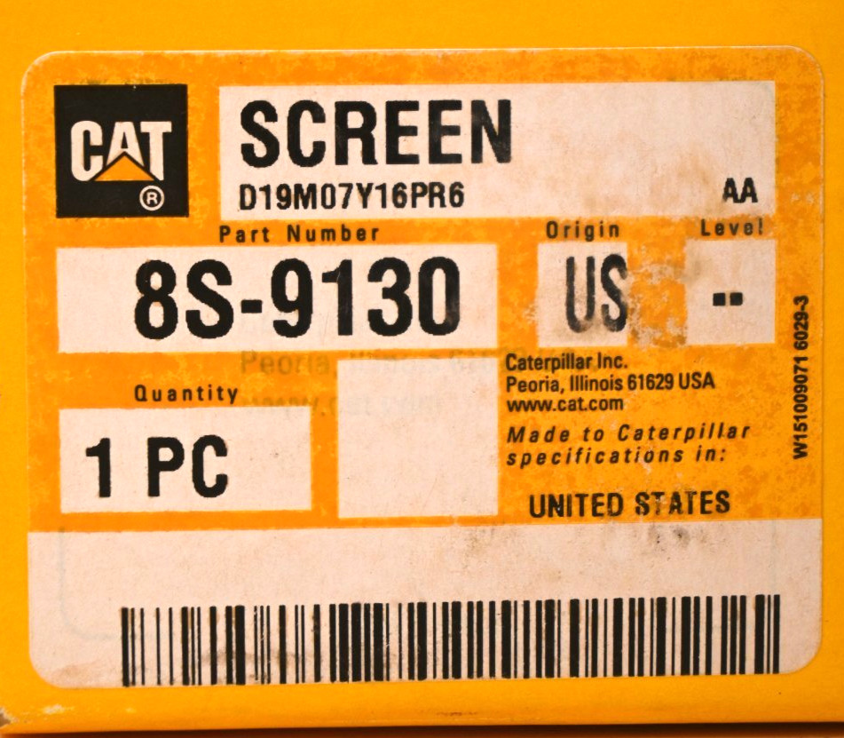 CATERPILLAR CAT 8S-9130 | 8S9130 SCREEN