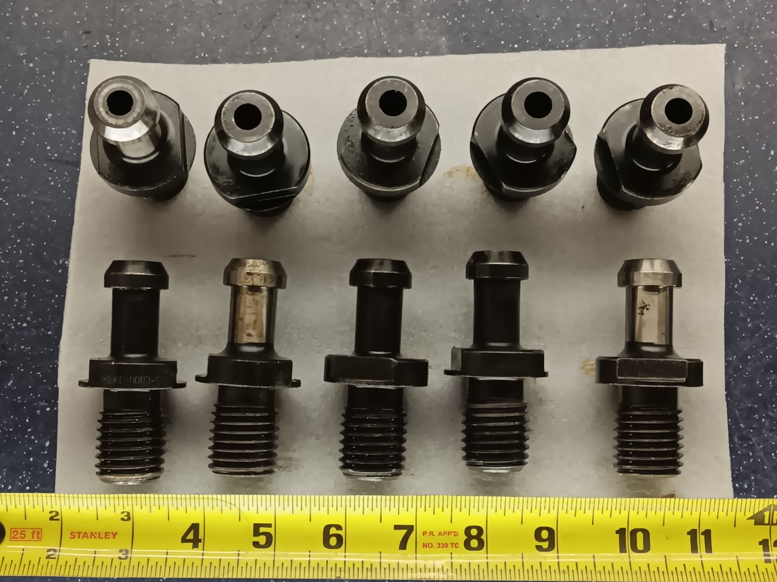 10x Lot CAT50 90 degree 1″-8 MAS3 Coolant Tool Holder Retention Knobs Pull Studs