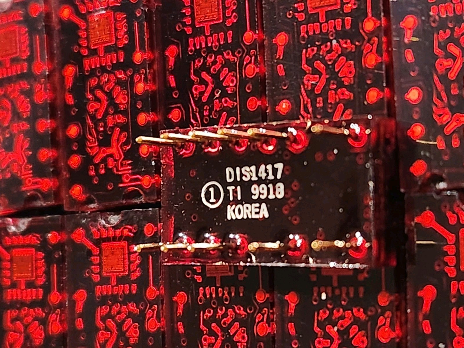 ​Lot of 10 Texas Instruments DIS1417 Hexadecimal LED Display Chips (TIL311) NOS