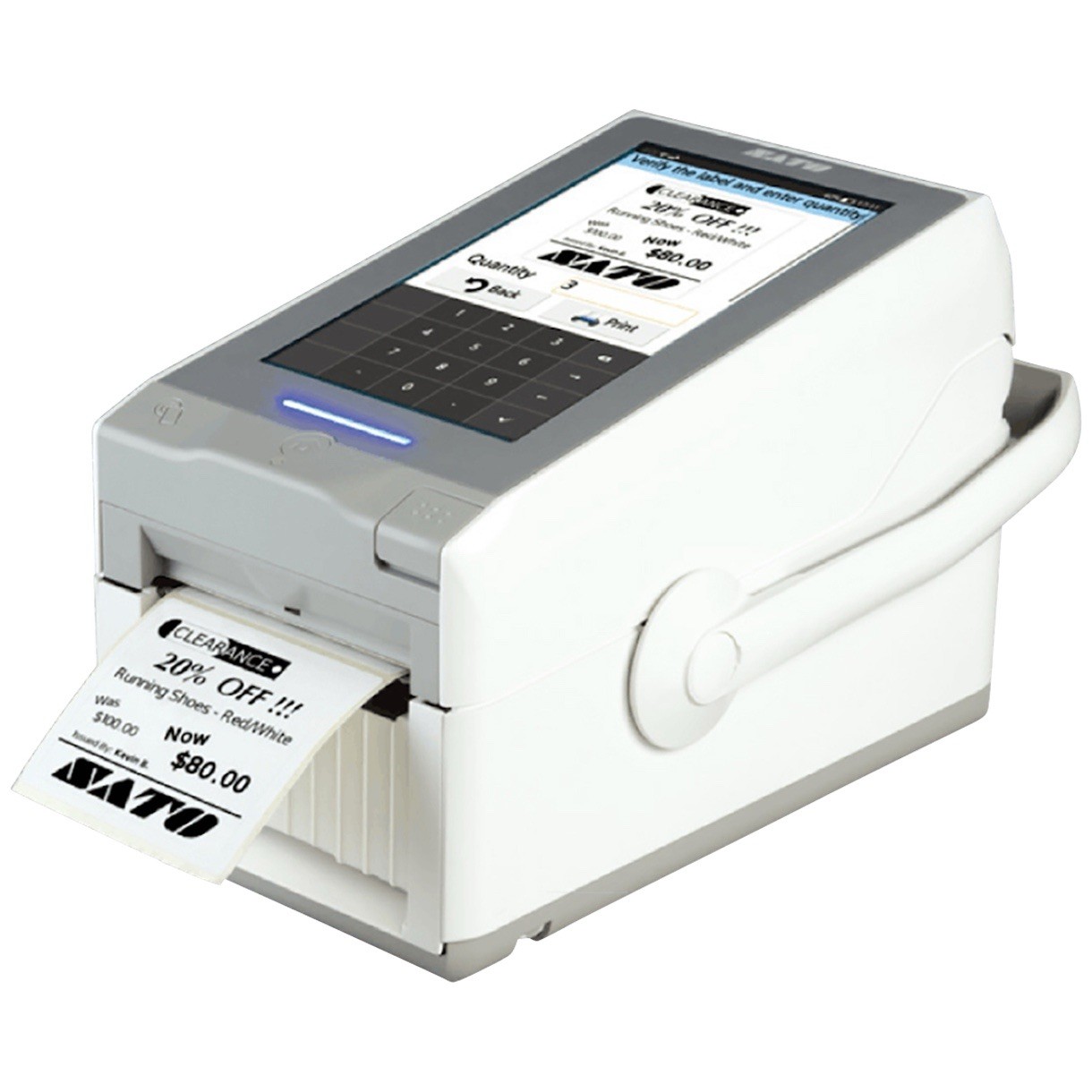 SATO FX3-LX Touchscreen Thermal Label Printer – USB Wi-Fi Bluetooth Ethernet