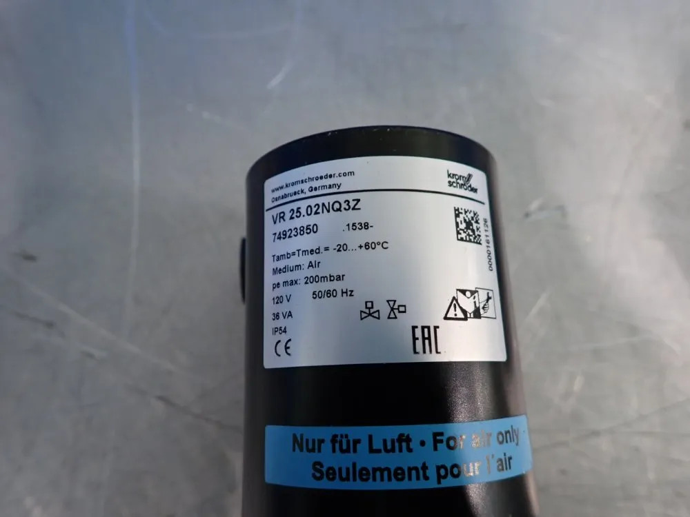 KROM SCHRODER SOLENOID VALVE VR 25.02NQ3Z