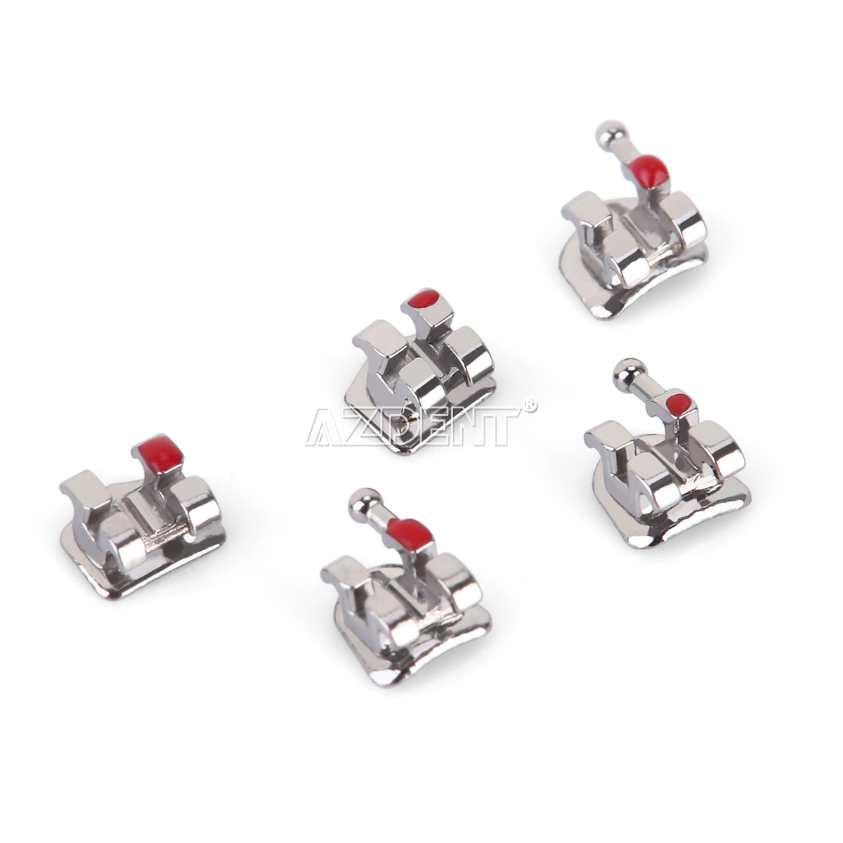 20PCS/PACK Dental Orthodontic Metal Brackets Braces Roth Slot.022 Hooks 345
