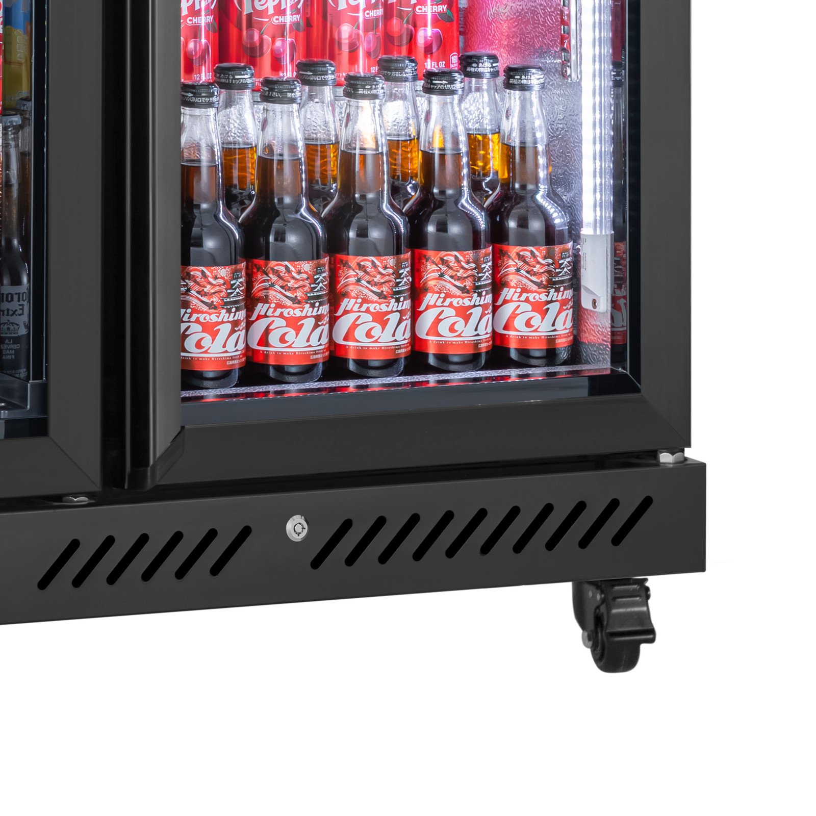 Yeego 6.5 Cu.Ft Back Bar Cooler Commercial Beverage Refrigerator Under Counter