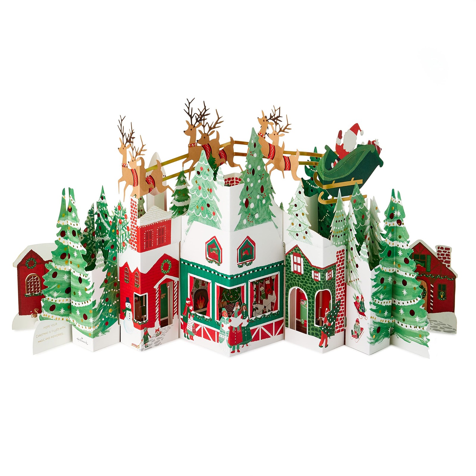 Hallmark Paper Wonder Pop Up Jumbo Jumbo, Up, Christmas Village