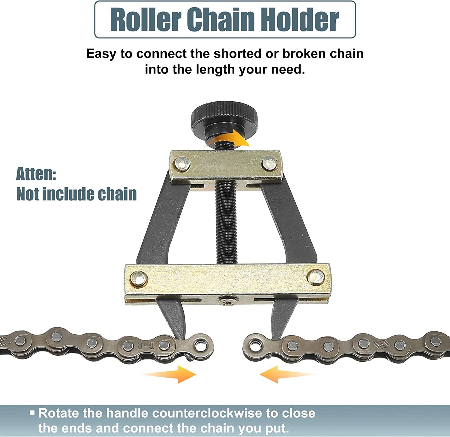 25-60 Chain Detacher Breaker Roller Chain Tools Kit for Motorcycle Go-Kart ATV