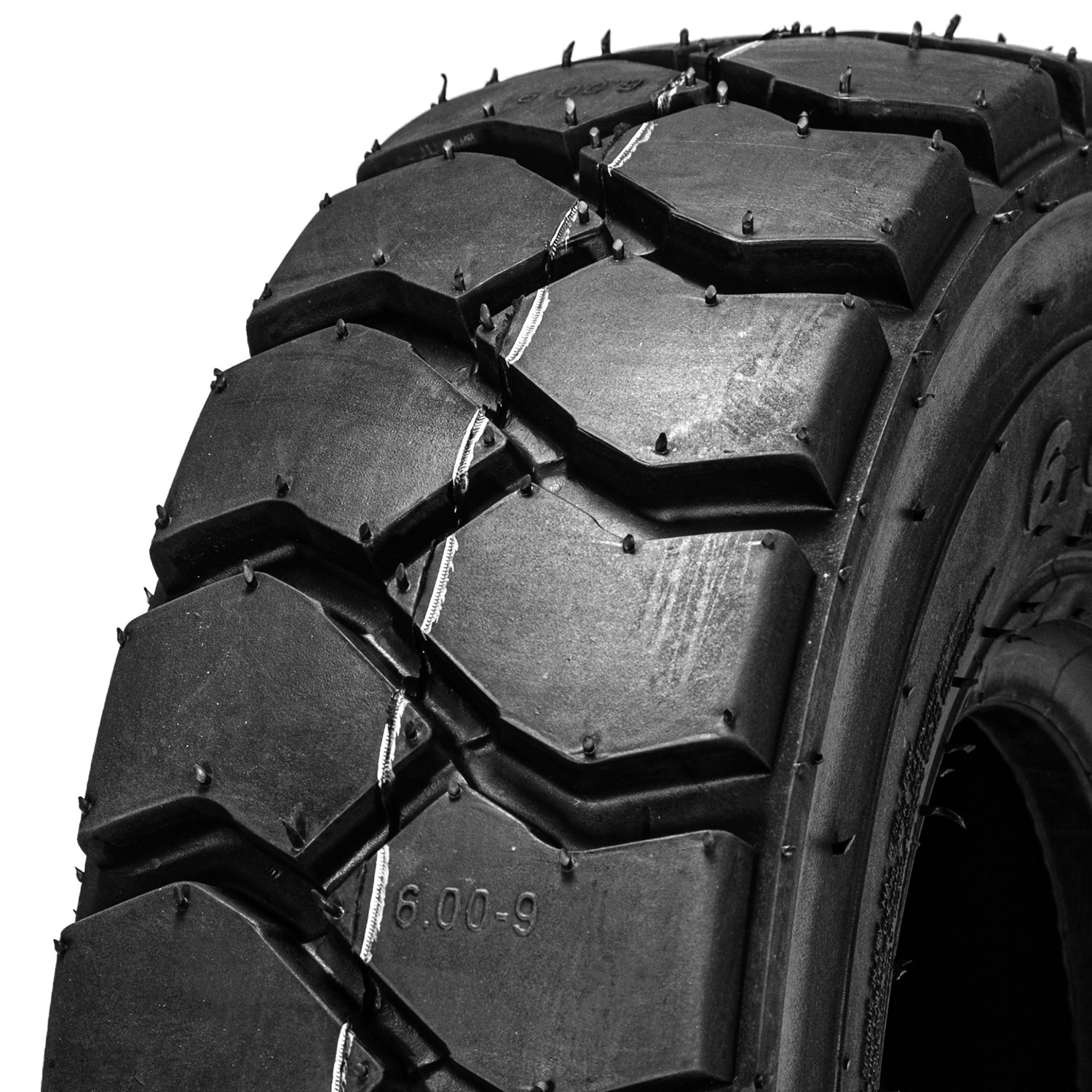 6.00-9 forklift tires 12 PLY 600/9 with Tube and Flap 6.00X9 Tires X2