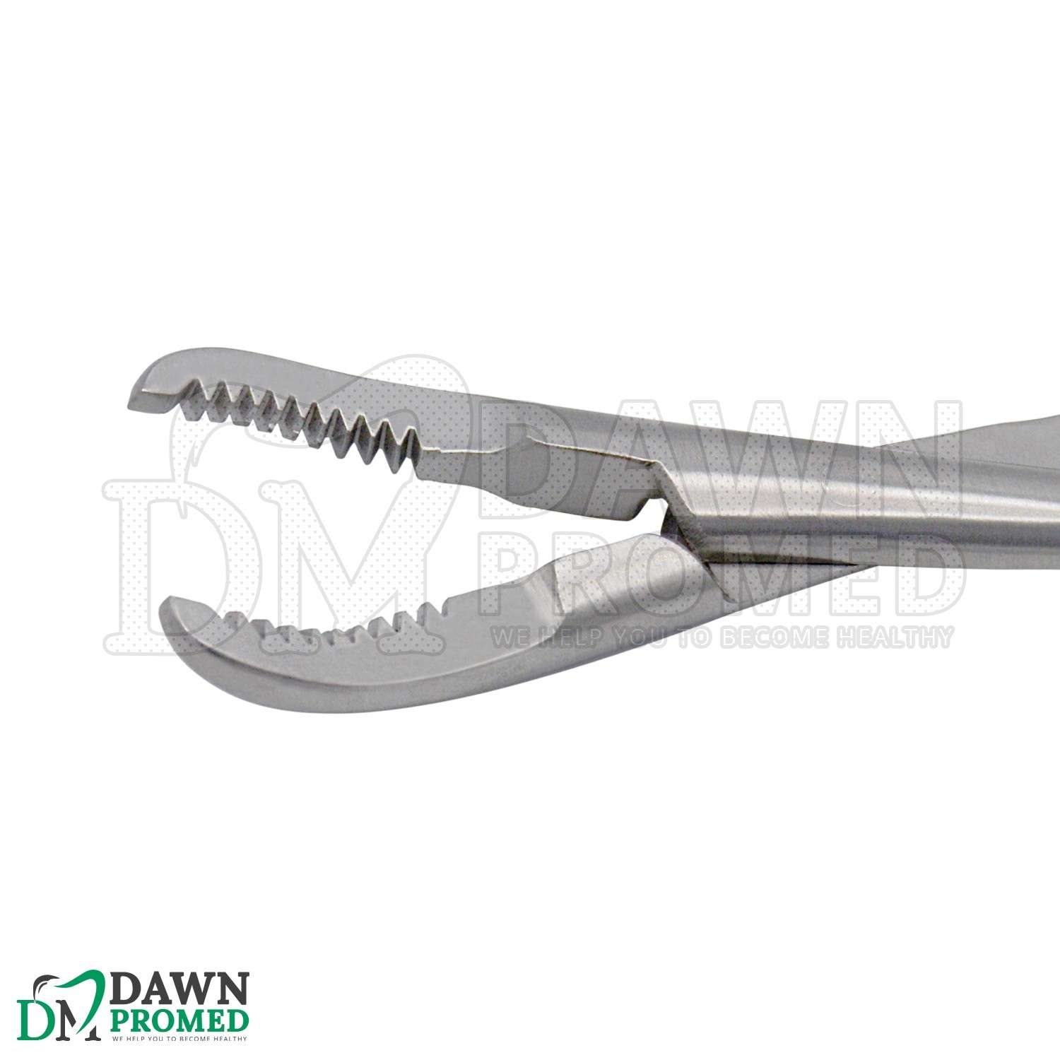 3 Pcs Bone Holding Forceps Curved Serrated 5.5″ Gold Plated Instrument German Gr