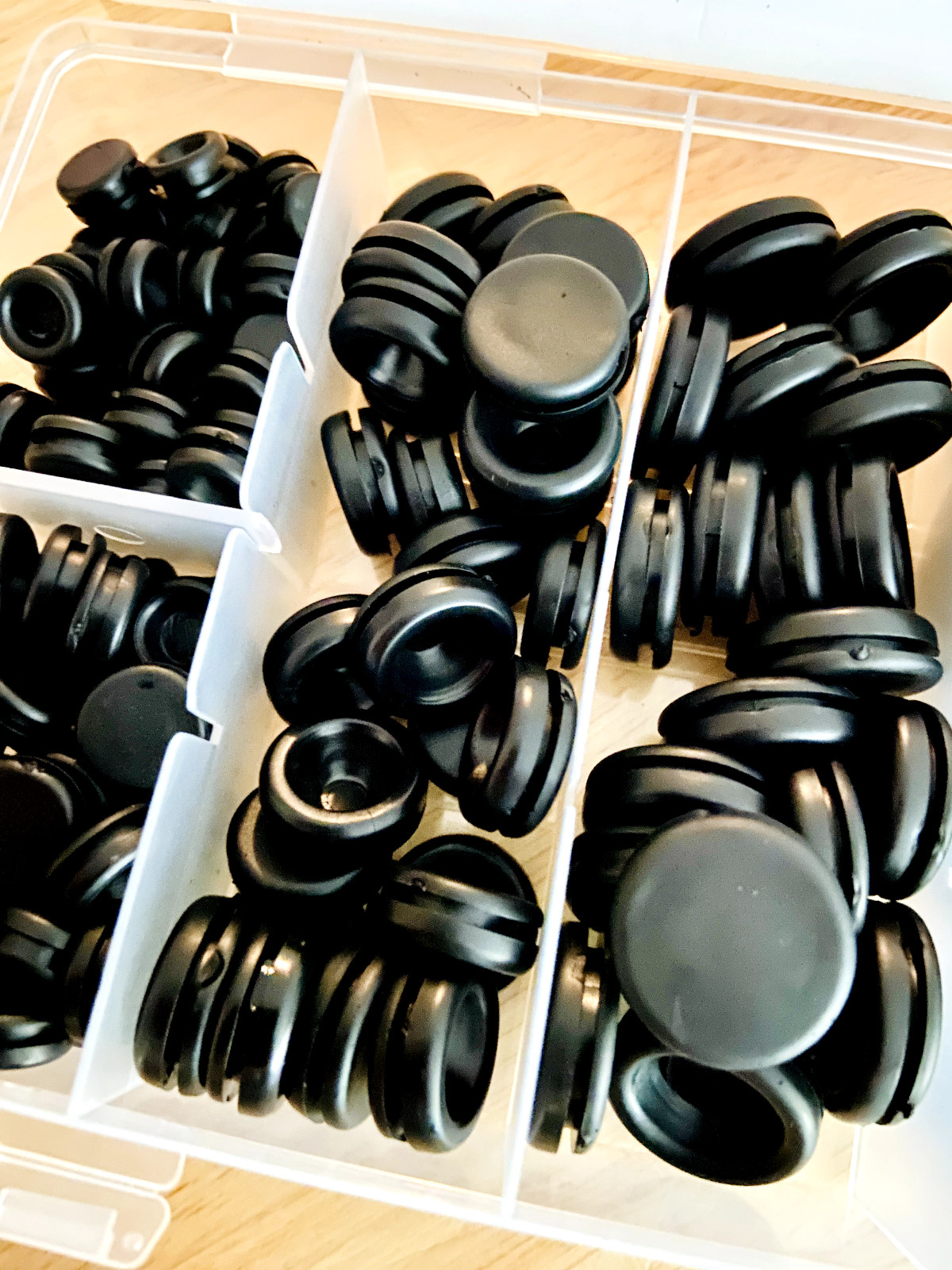 170PCS Rubber Grommet Firewall Hole Plug Electrical Wiring Gasket Assortment Kit
