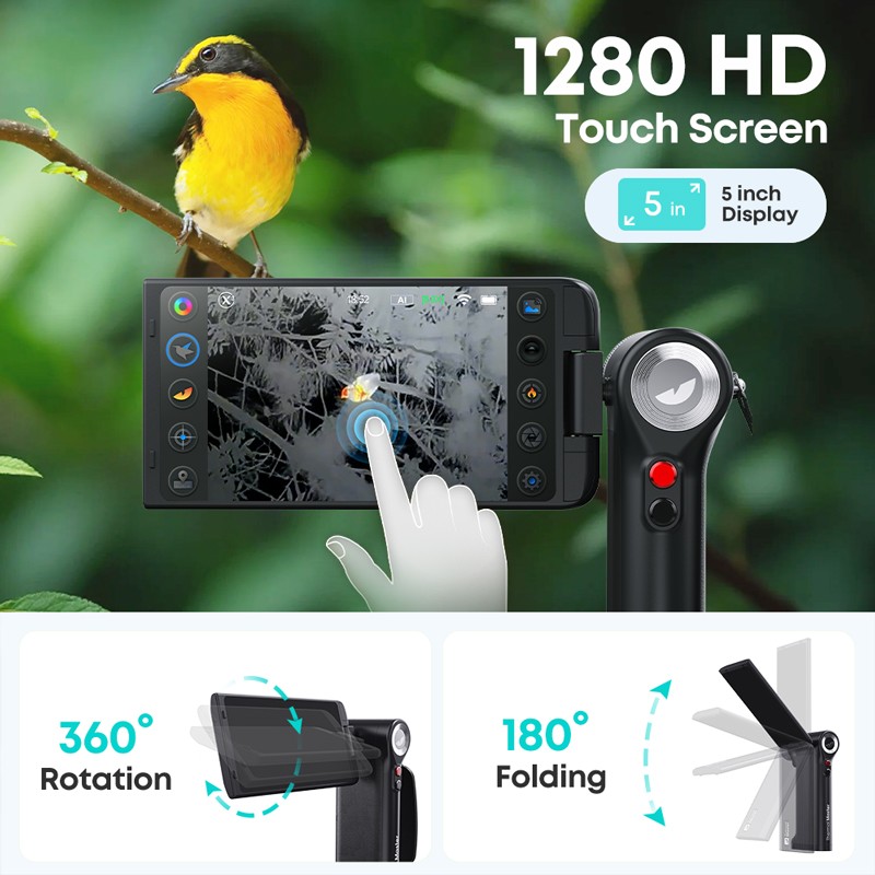 ThermalMaster DV2 Thermal Monocular Camera 512×384 X³IRResolution 5″ Touchscreen