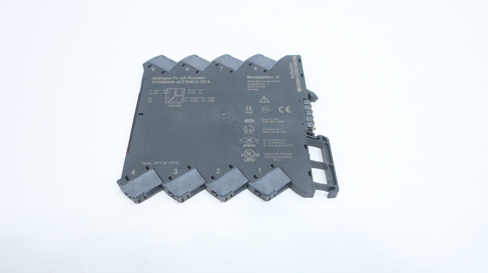 Weidmuller 1175980000 ACT20M-CI-CO-S Analogue Isolating Amplifier 24v-dc
